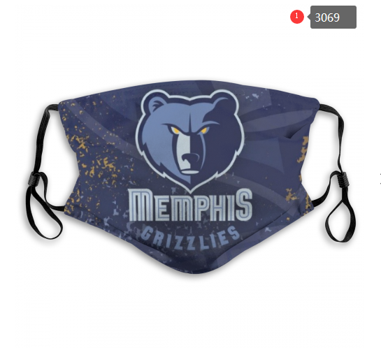 NBA Memphis Grizzlies #2 Dust mask with filter